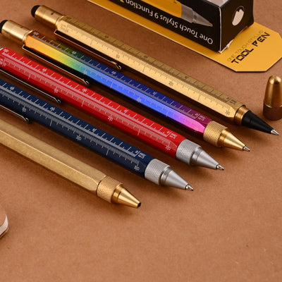 Monteverde 9 Function Tool Ball Pen - Rainbow GT - penpencilink