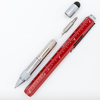 Monteverde 9 Function Tool Ball Pen - Red BT - penpencilink