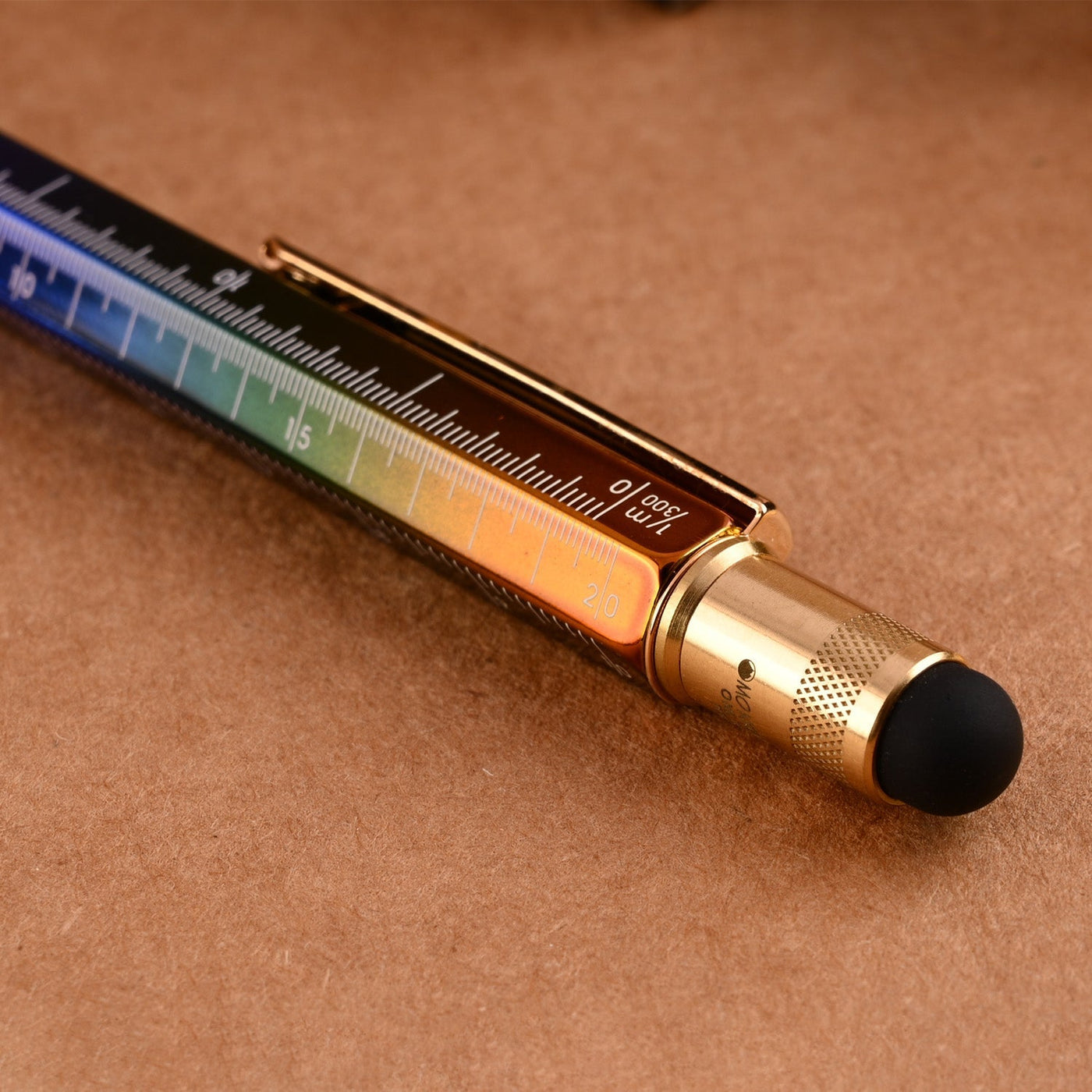 Monteverde 9 Function Tool Fountain Pen - Rainbow GT - penpencilink