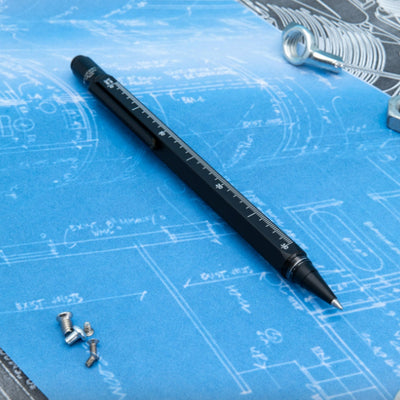 Monteverde 9 Function Tool Ink Ball Pen - Black BT - penpencilink