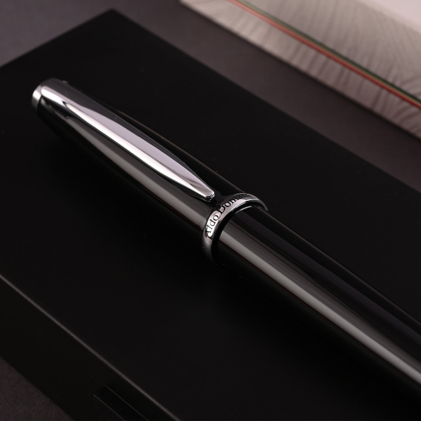 Monteverde Aldo Domani Ball Pen - Black CT - penpencilink
