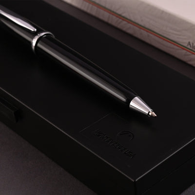 Monteverde Aldo Domani Ball Pen - Black CT - penpencilink