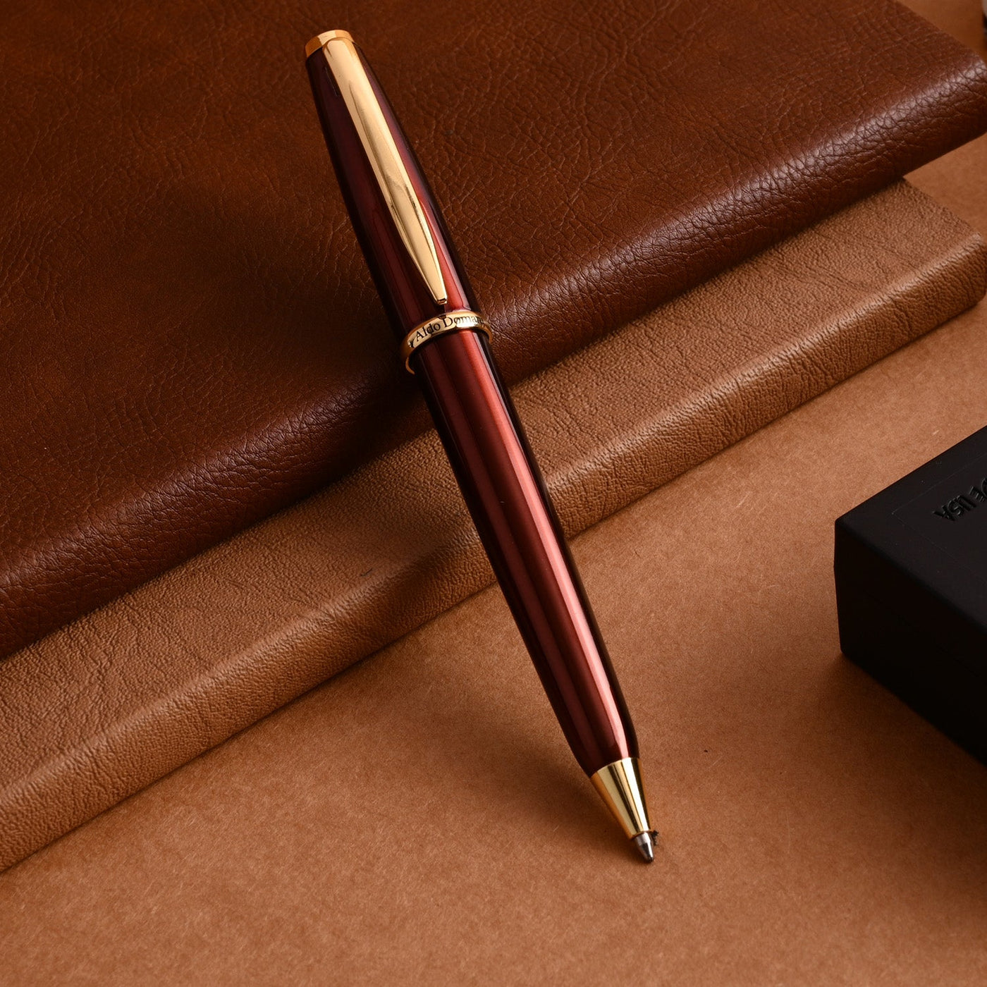Monteverde Aldo Domani Ball Pen - Brown GT - penpencilink