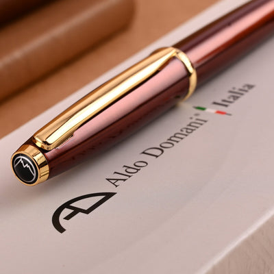 Monteverde Aldo Domani Ball Pen - Brown GT - penpencilink