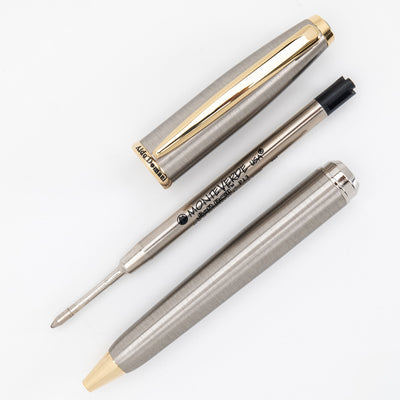 Monteverde Aldo Domani Ball Pen - Brushed Steel GT - penpencilink