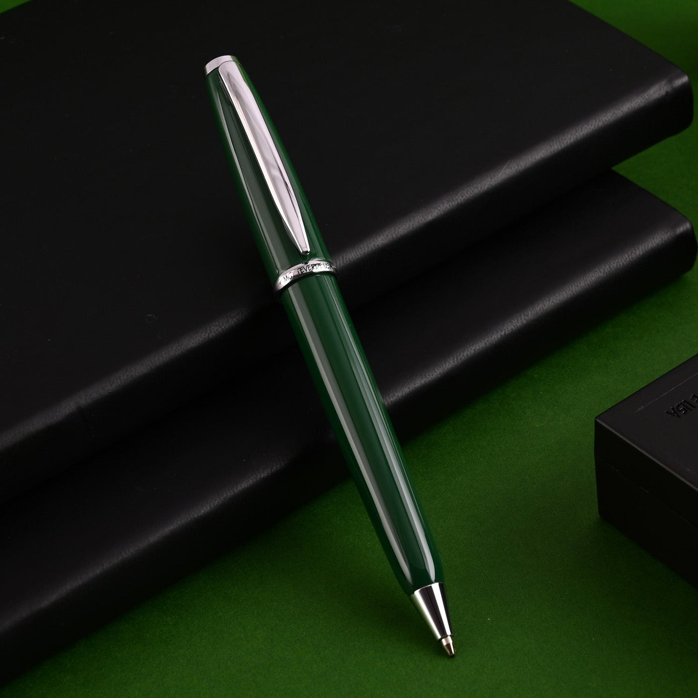 Monteverde Aldo Domani Ball Pen - Green CT - penpencilink