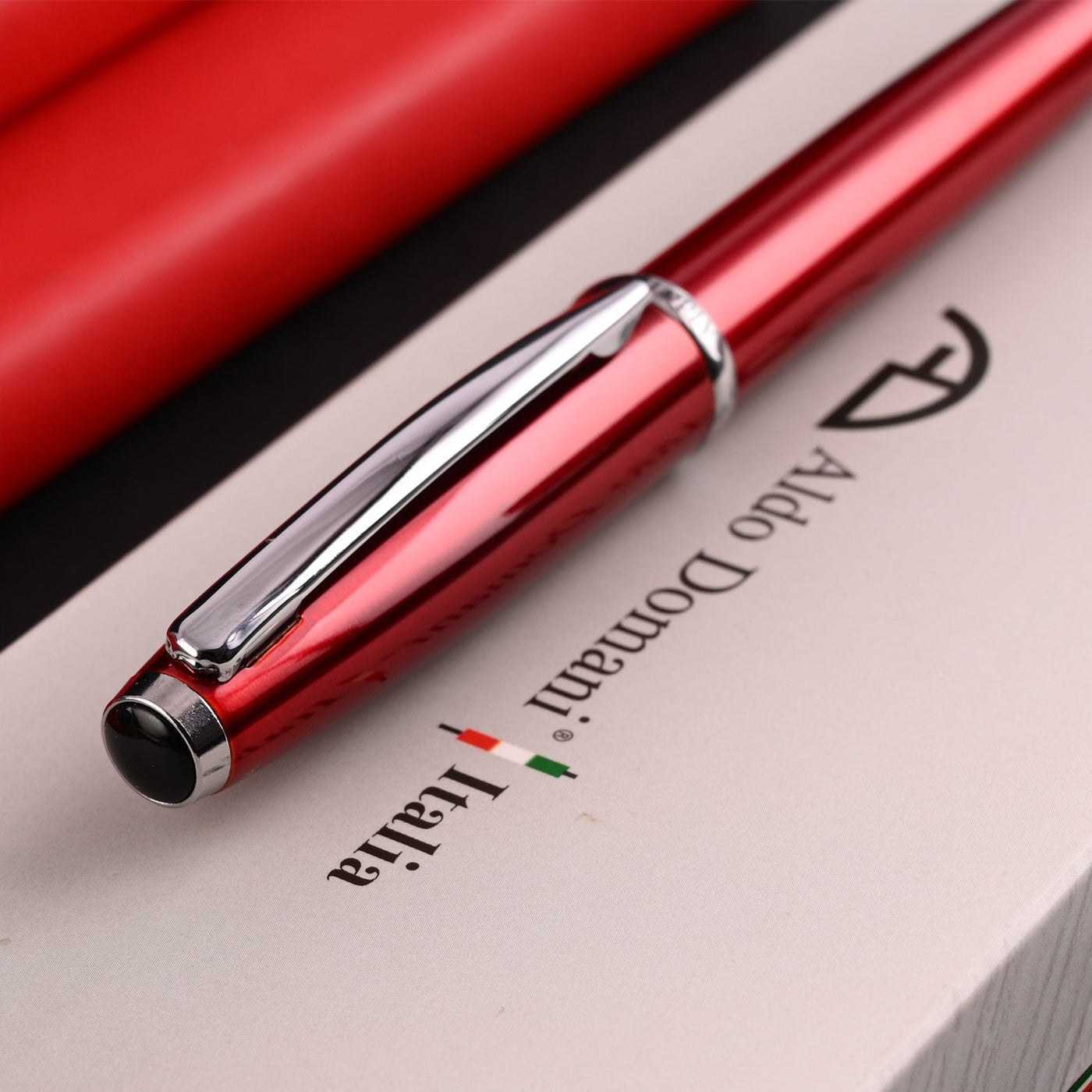 Monteverde Aldo Domani Ball Pen - Red CT - penpencilink