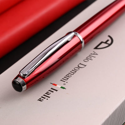 Monteverde Aldo Domani Ball Pen - Red CT - penpencilink
