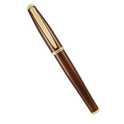 Monteverde Aldo Domani Fountain Pen - Brown GT - penpencilink