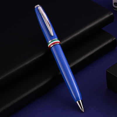Monteverde Aldo Domani Italia Ball Pen - Exotic Blue CT - penpencilink