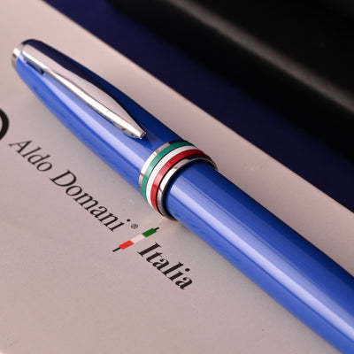 Monteverde Aldo Domani Italia Ball Pen - Exotic Blue CT - penpencilink