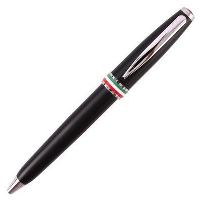 Monteverde Aldo Domani Italia Ball Pen - Matte Black CT - penpencilink