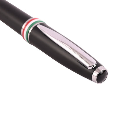 Monteverde Aldo Domani Italia Ball Pen - Matte Black CT - penpencilink