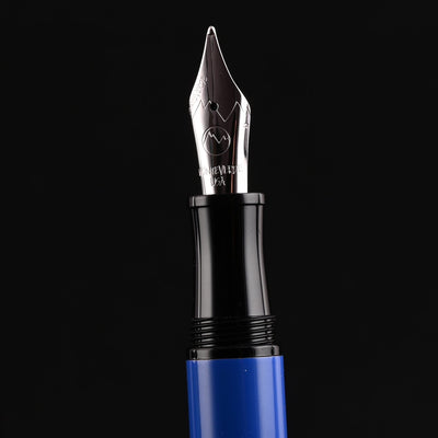 Monteverde Aldo Domani Italia Fountain Pen - Exotic Blue CT - penpencilink