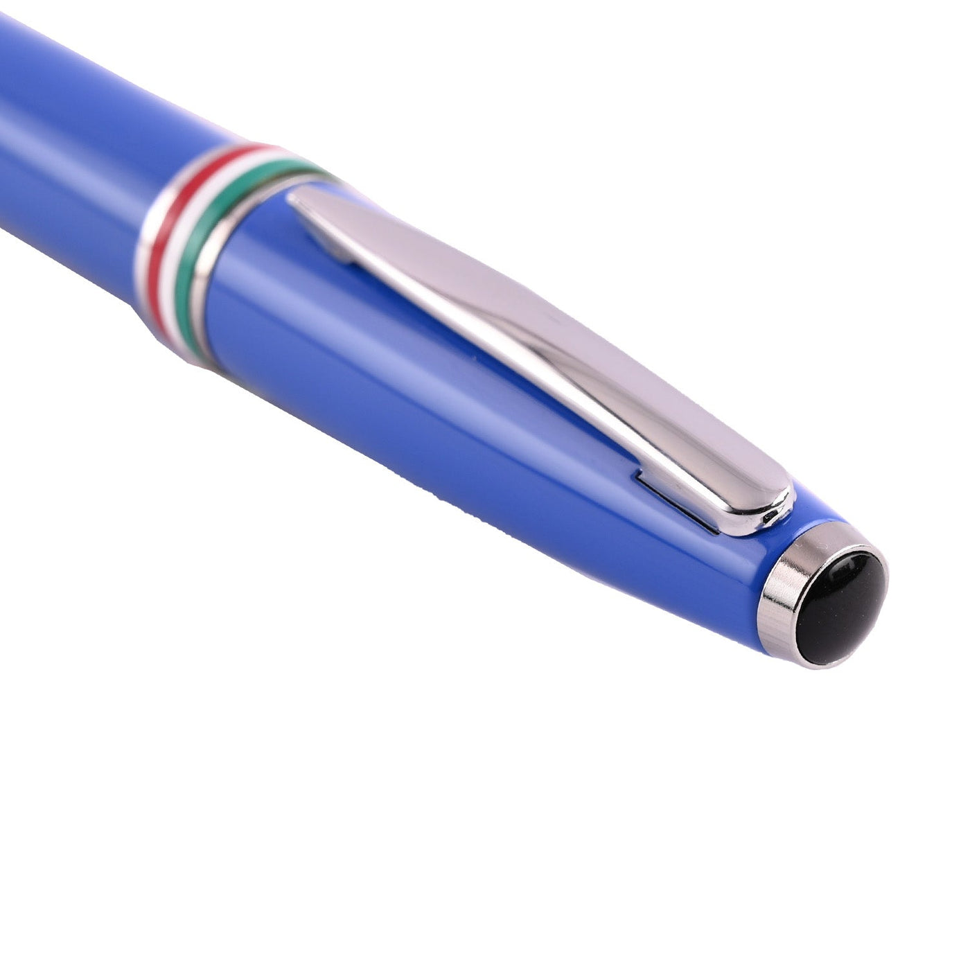 Monteverde Aldo Domani Italia Fountain Pen - Exotic Blue CT - penpencilink