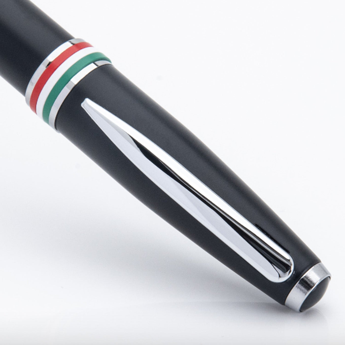 Monteverde Aldo Domani Italia Fountain Pen - Matte Black CT - penpencilink