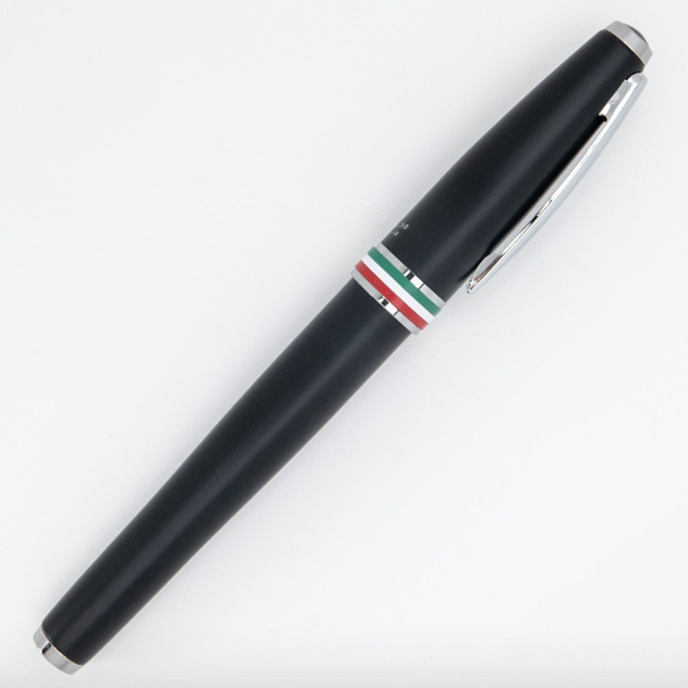 Monteverde Aldo Domani Italia Fountain Pen - Matte Black CT - penpencilink