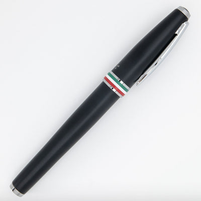 Monteverde Aldo Domani Italia Fountain Pen - Matte Black CT - penpencilink