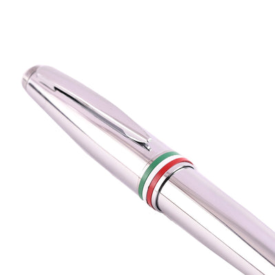 Monteverde Aldo Domani Italia Fountain Pen - Mirror Chrome CT - penpencilink