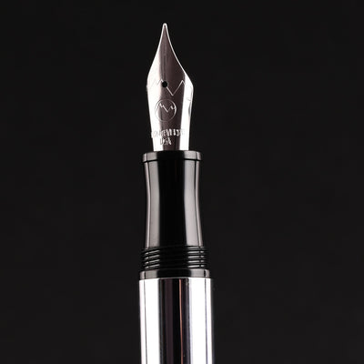 Monteverde Aldo Domani Italia Fountain Pen - Mirror Chrome CT - penpencilink