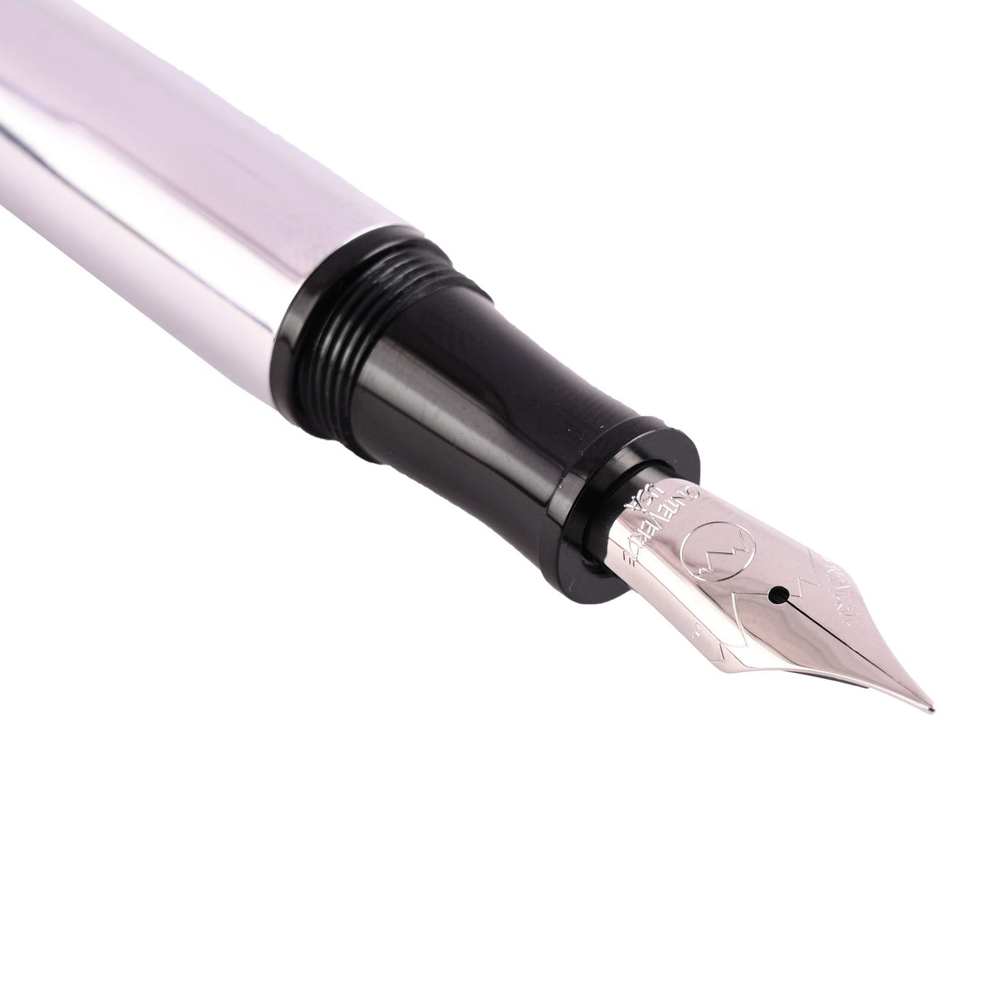 Monteverde Aldo Domani Italia Fountain Pen - Mirror Chrome CT - penpencilink