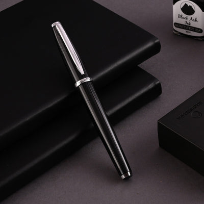 Monteverde Aldo Domani Roller Ball Pen - Black CT - penpencilink