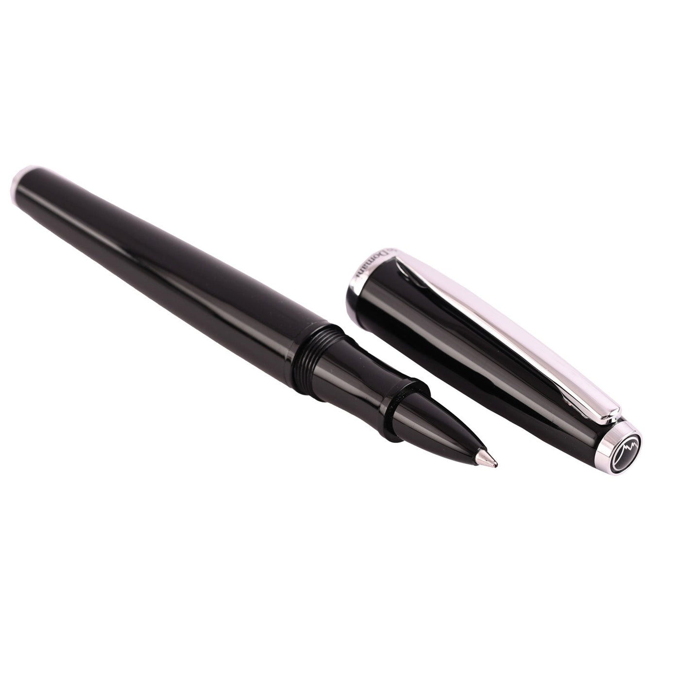 Monteverde Aldo Domani Roller Ball Pen - Black CT - penpencilink