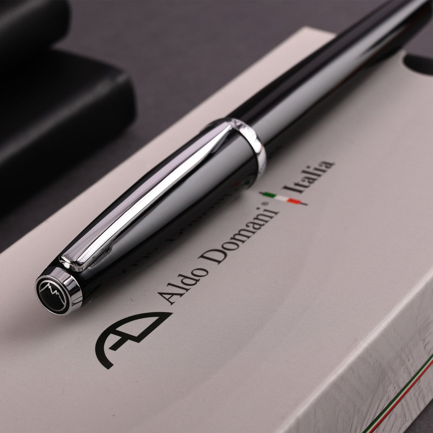 Monteverde Aldo Domani Roller Ball Pen - Black CT - penpencilink
