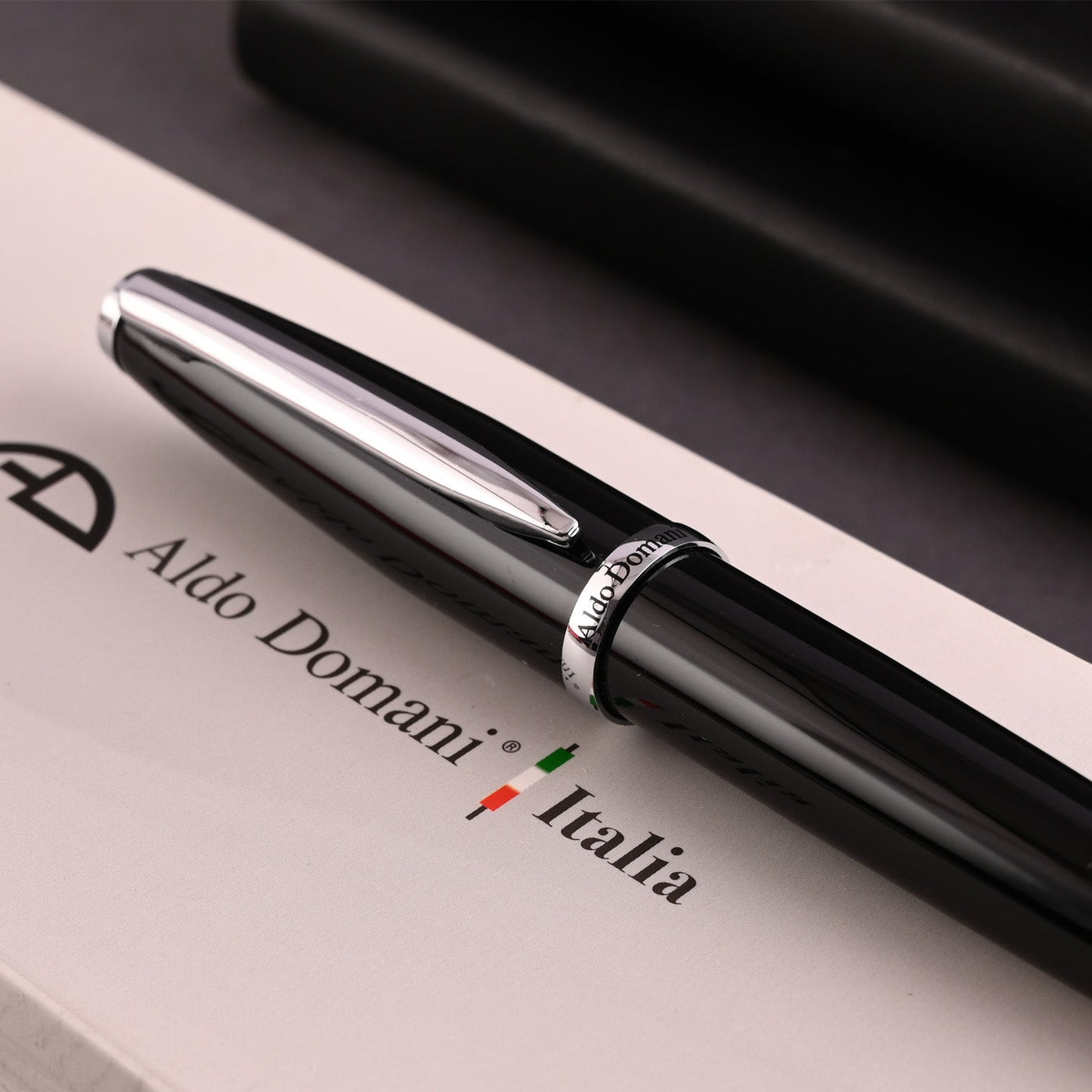 Monteverde Aldo Domani Roller Ball Pen - Black CT - penpencilink