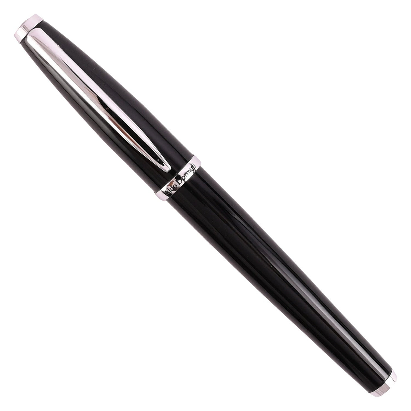 Monteverde Aldo Domani Roller Ball Pen - Black CT - penpencilink