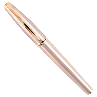 Monteverde Aldo Domani Roller Ball Pen - Brushed Steel GT - penpencilink