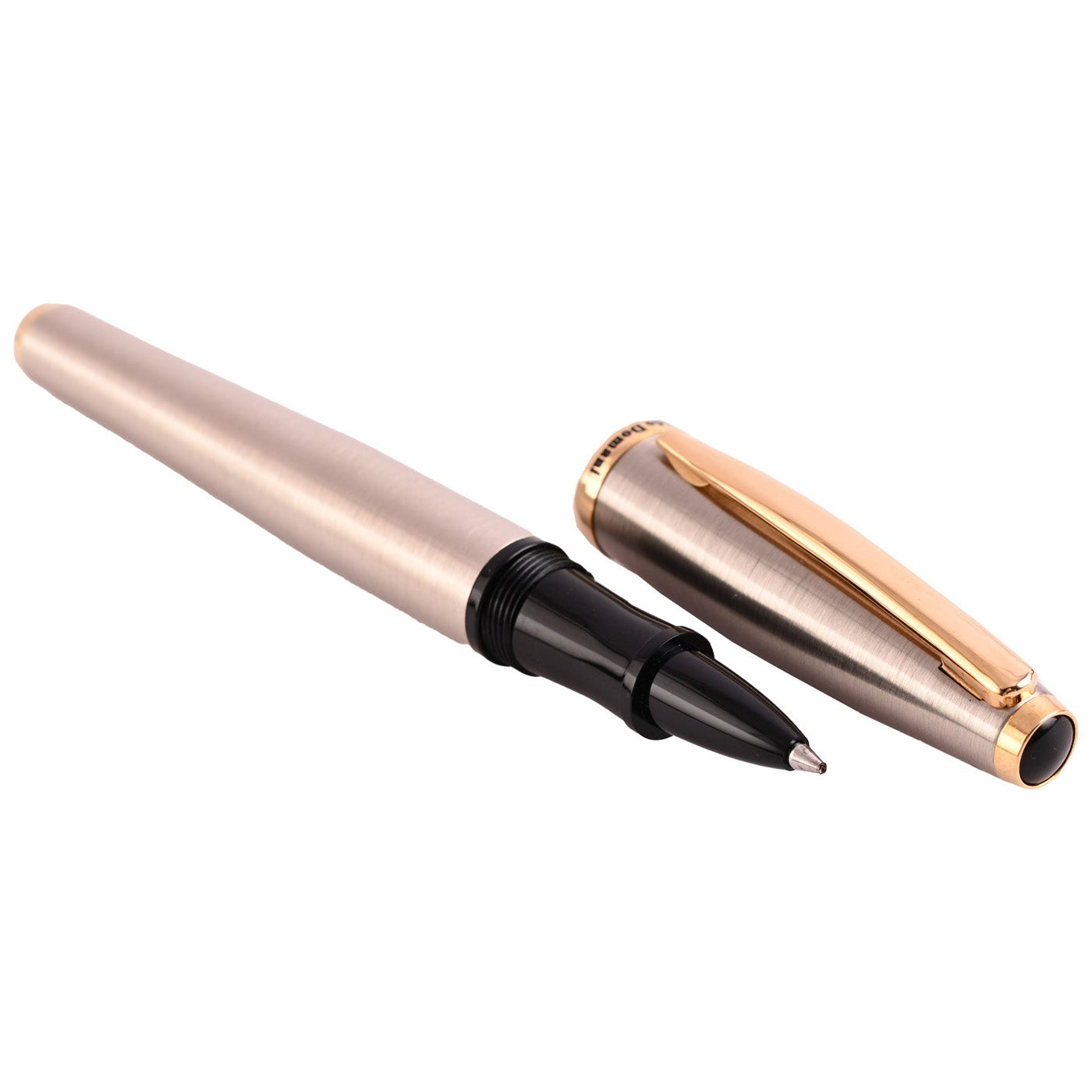 Monteverde Aldo Domani Roller Ball Pen - Brushed Steel GT - penpencilink