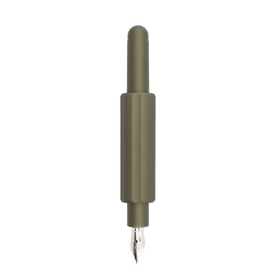 Monteverde Axis Fountain Pen - Matte Olive - penpencilink