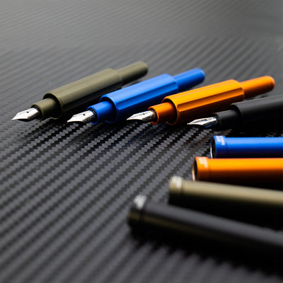 Monteverde Axis Fountain Pen - Matte Olive - penpencilink