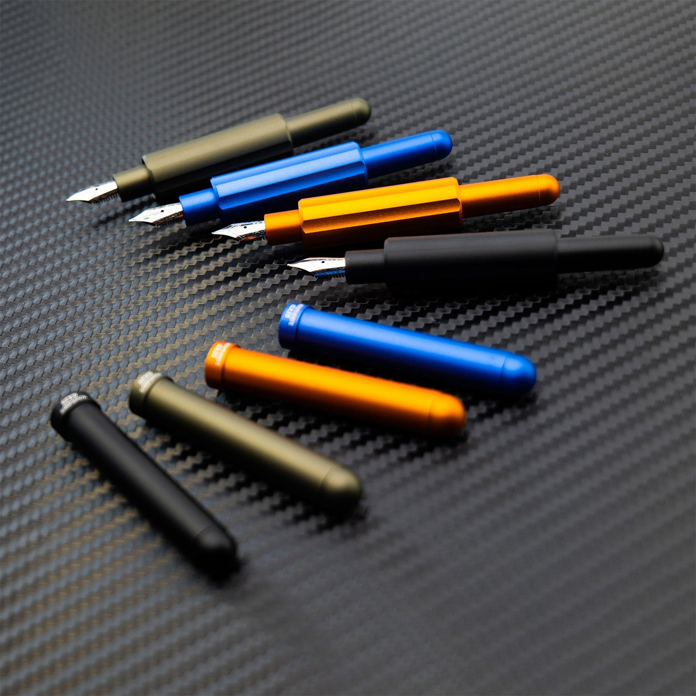 Monteverde Axis Fountain Pen - Matte Orange - penpencilink