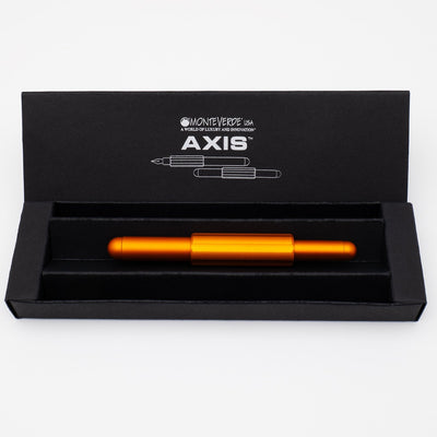 Monteverde Axis Fountain Pen - Matte Orange - penpencilink