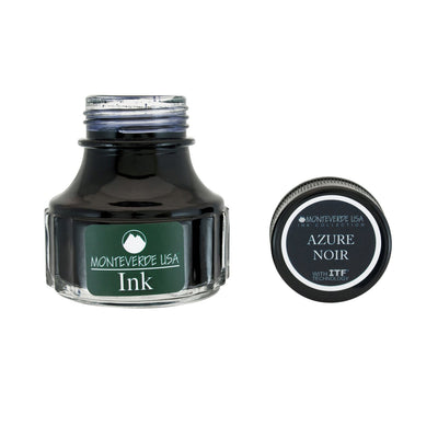 Monteverde Azure Noir Ink Bottle, Blue Black - 90ml - penpencilink