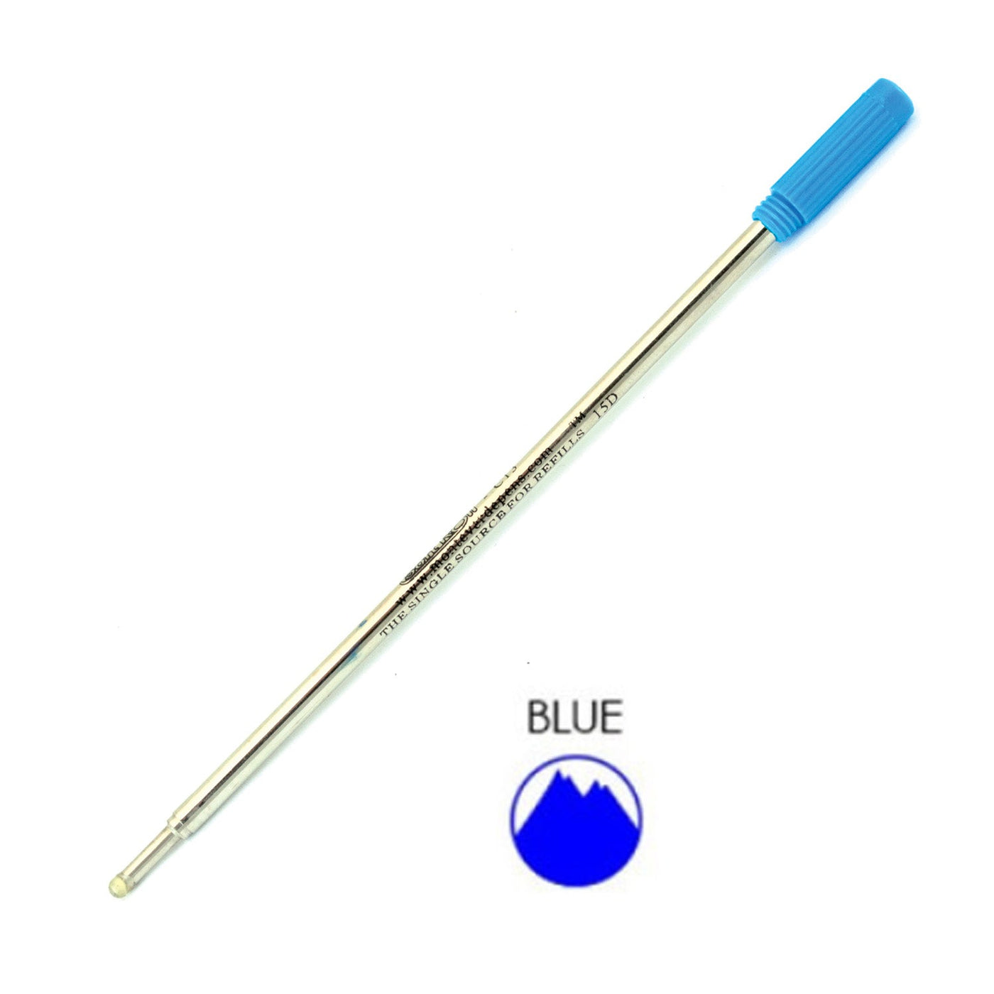 Monteverde Ball Pen Refill for Cross - Medium - Blue - Pack of 2 - penpencilink