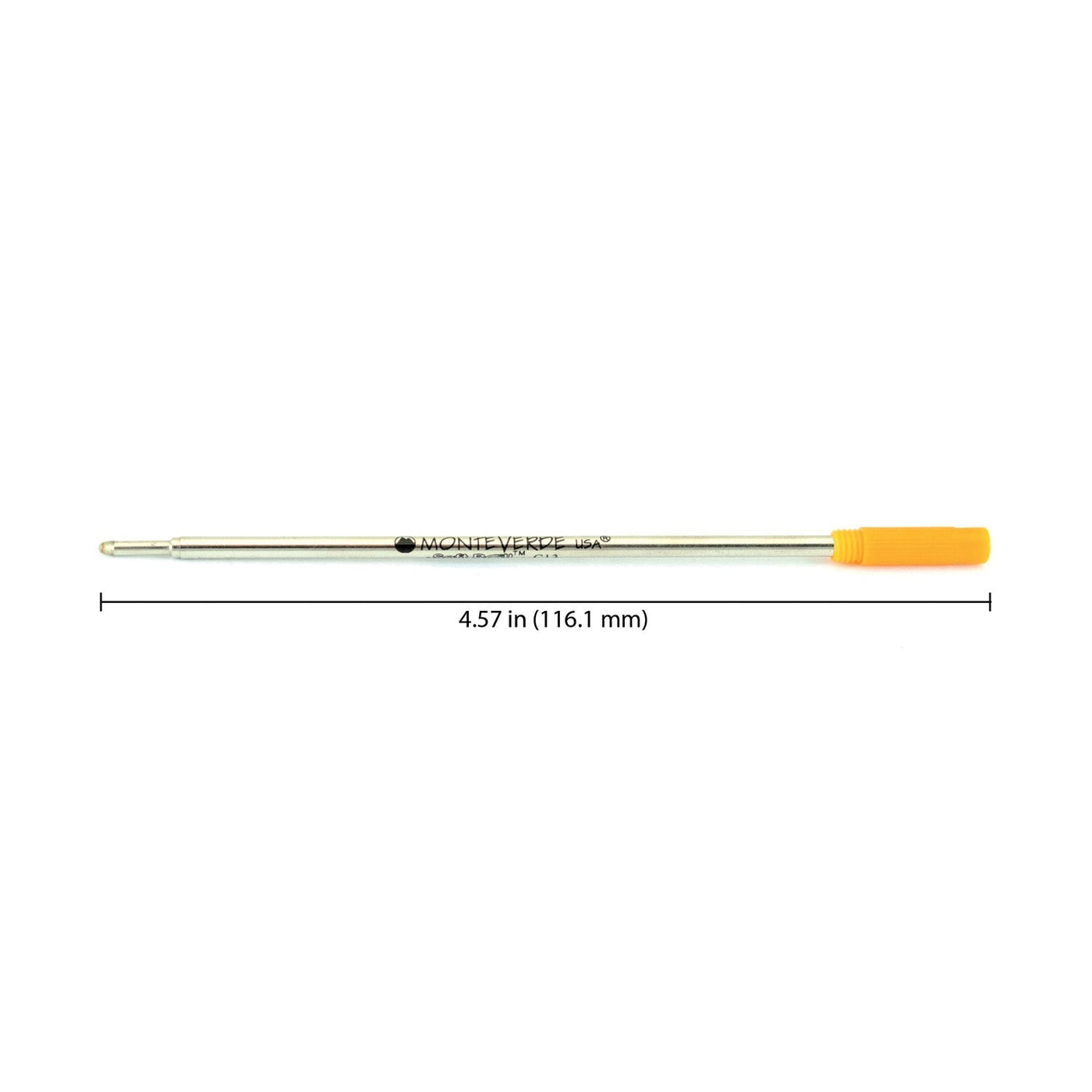 Monteverde Ball Pen Refill for Cross - Medium - Orange - Pack of 2 - penpencilink