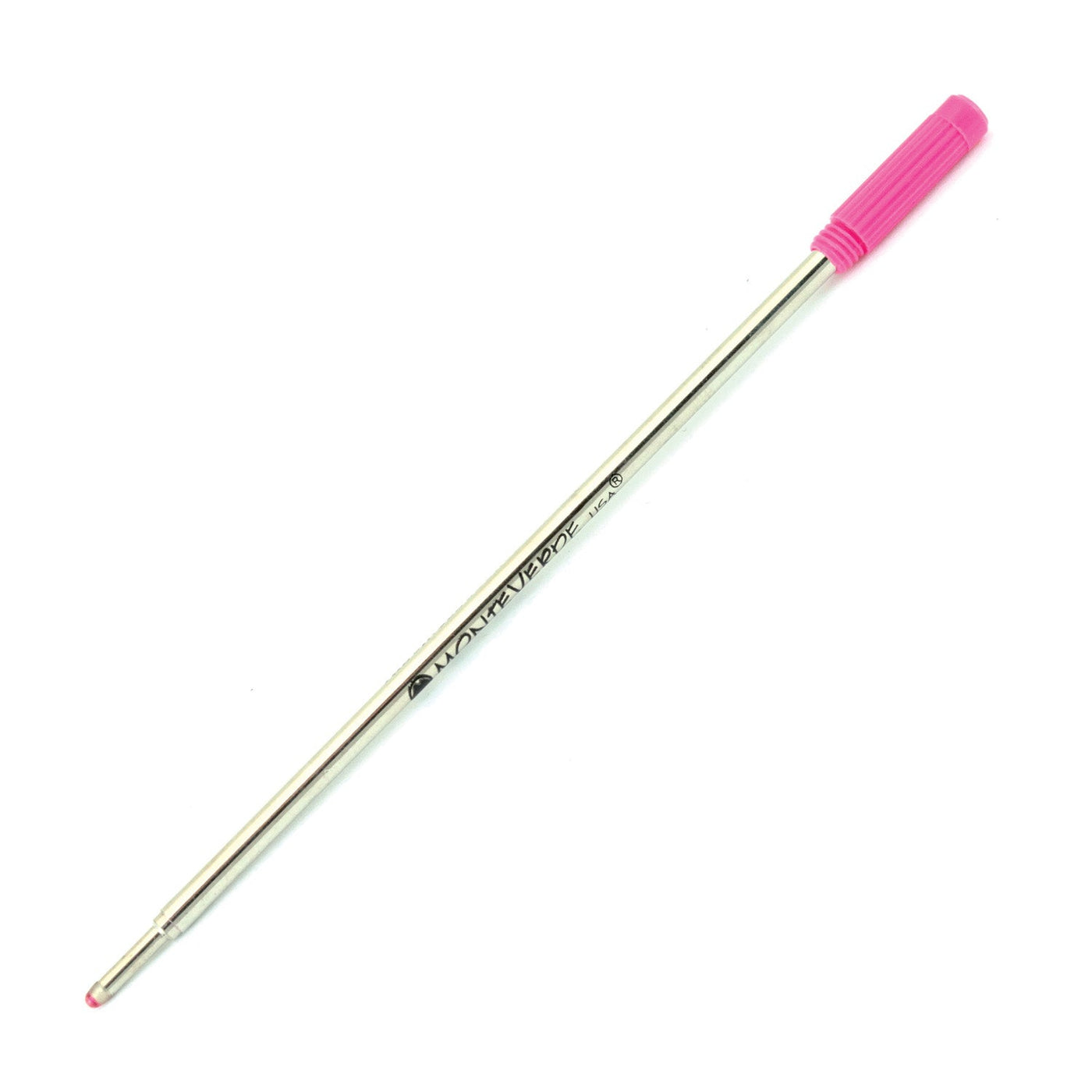 Monteverde Ball Pen Refill for Cross - Medium - Pink - Pack of 2 - penpencilink