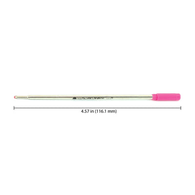 Monteverde Ball Pen Refill for Cross - Medium - Pink - Pack of 2 - penpencilink
