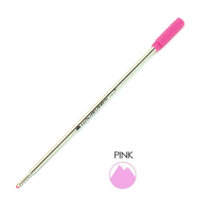 Monteverde Ball Pen Refill for Cross - Medium - Pink - Pack of 2 - penpencilink
