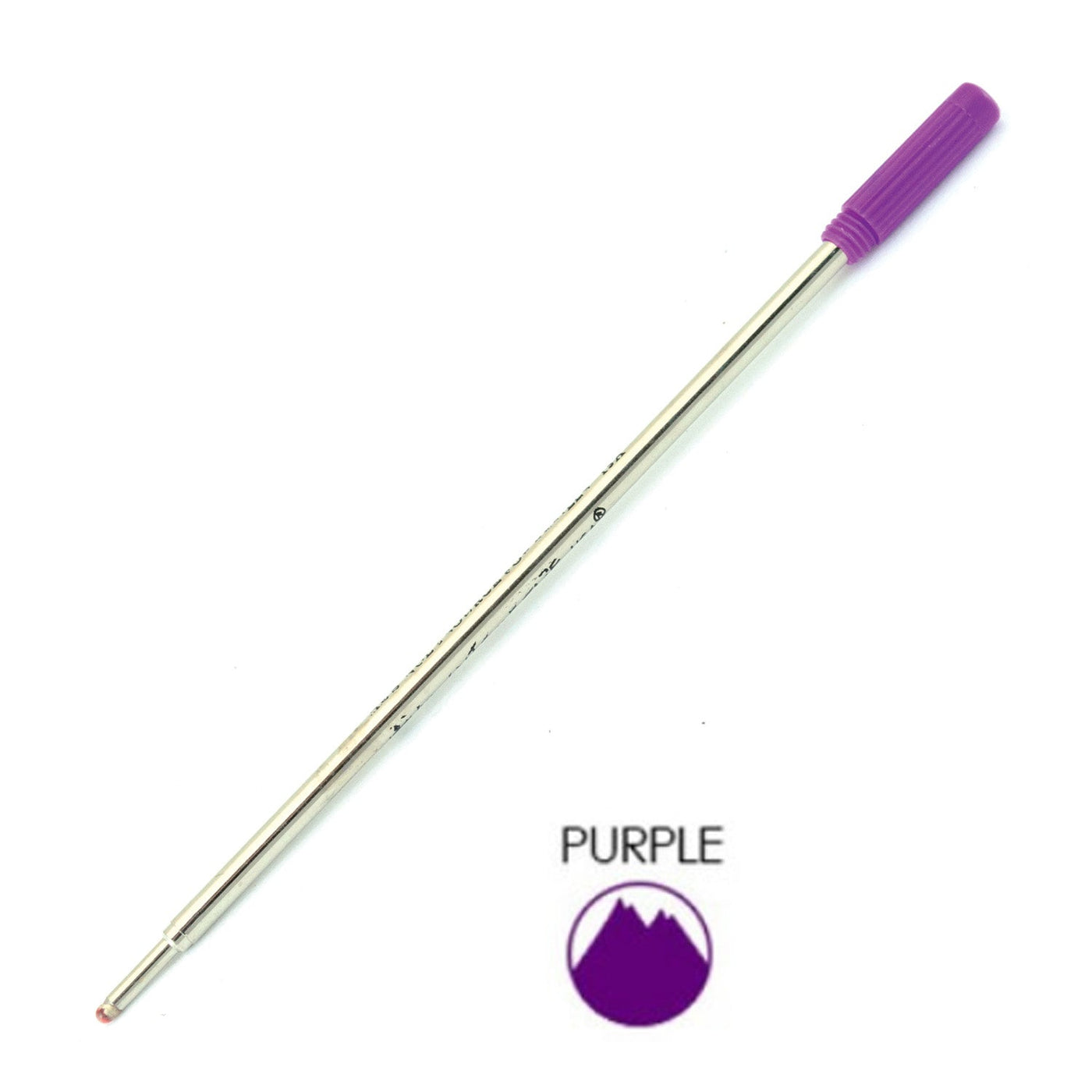 Monteverde Ball Pen Refill for Cross - Medium - Purple - Pack of 2 - penpencilink