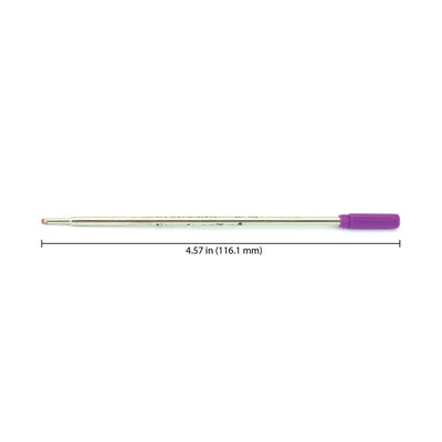 Monteverde Ball Pen Refill for Cross - Medium - Purple - Pack of 2 - penpencilink