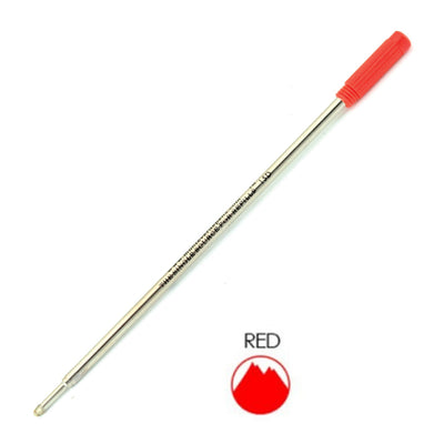 Monteverde Ball Pen Refill for Cross - Medium - Red - Pack of 2 - penpencilink
