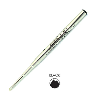 Monteverde Ball Pen Refill for Montblanc - Broad - Black - Pack of 2 - penpencilink