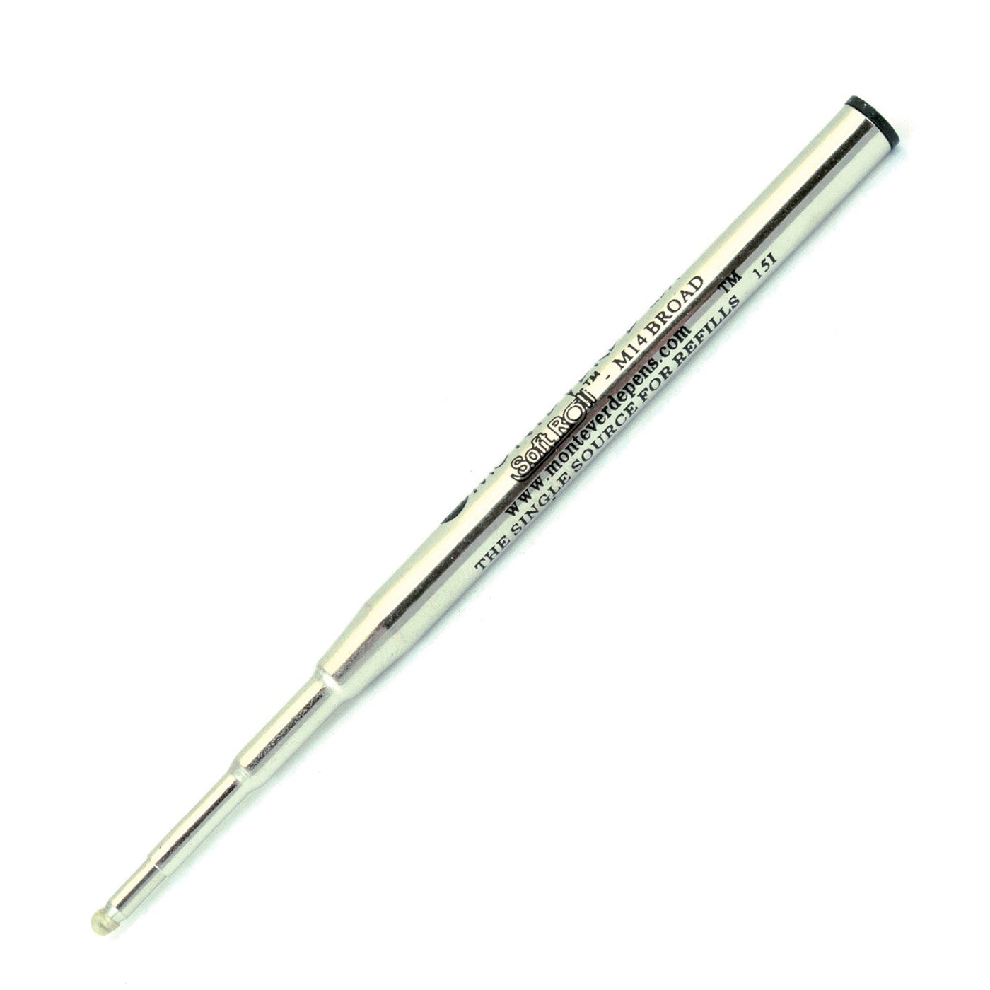 Monteverde Ball Pen Refill for Montblanc - Broad - Black - Pack of 2 - penpencilink