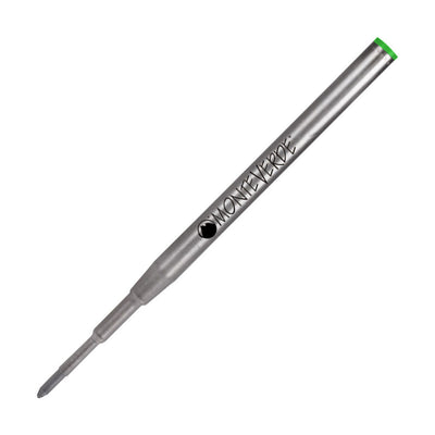 Monteverde Ball Pen Refill for Montblanc - Medium - Green - Pack of 2 - penpencilink