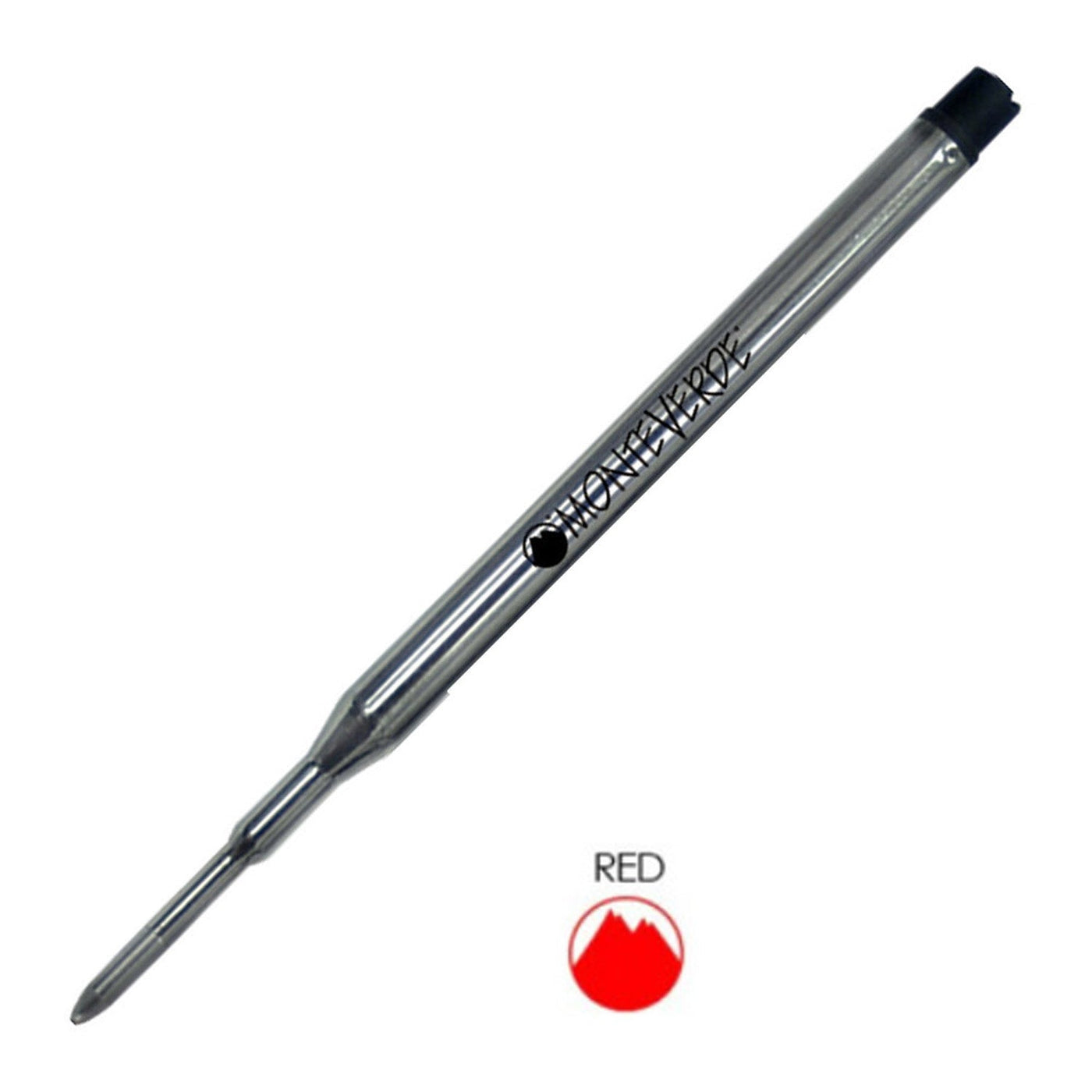 Monteverde Ball Pen Refill for Sheaffer - Medium - Red - Pack of 2 - penpencilink