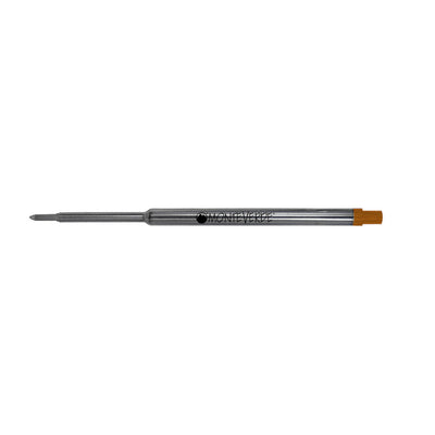 Monteverde Ball Pen Refill for Waterman - Medium - Brown - Pack of 2 - penpencilink